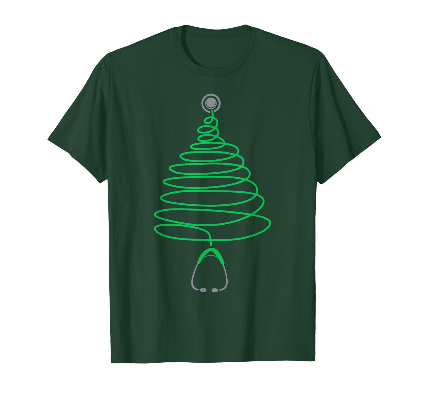 Christmas Tree Stethoscope Nurse Doctor Xmas RN Nursing T-Shirt