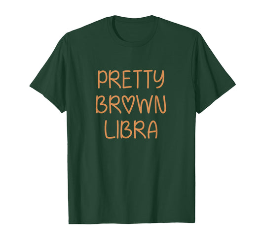 Pretty Libra September October Birthday Asian Latino Black T-Shirt