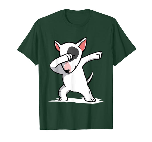 Funny Dabbing English Bull Terrier Dog T-Shirt Dab Shirt T-Shirt