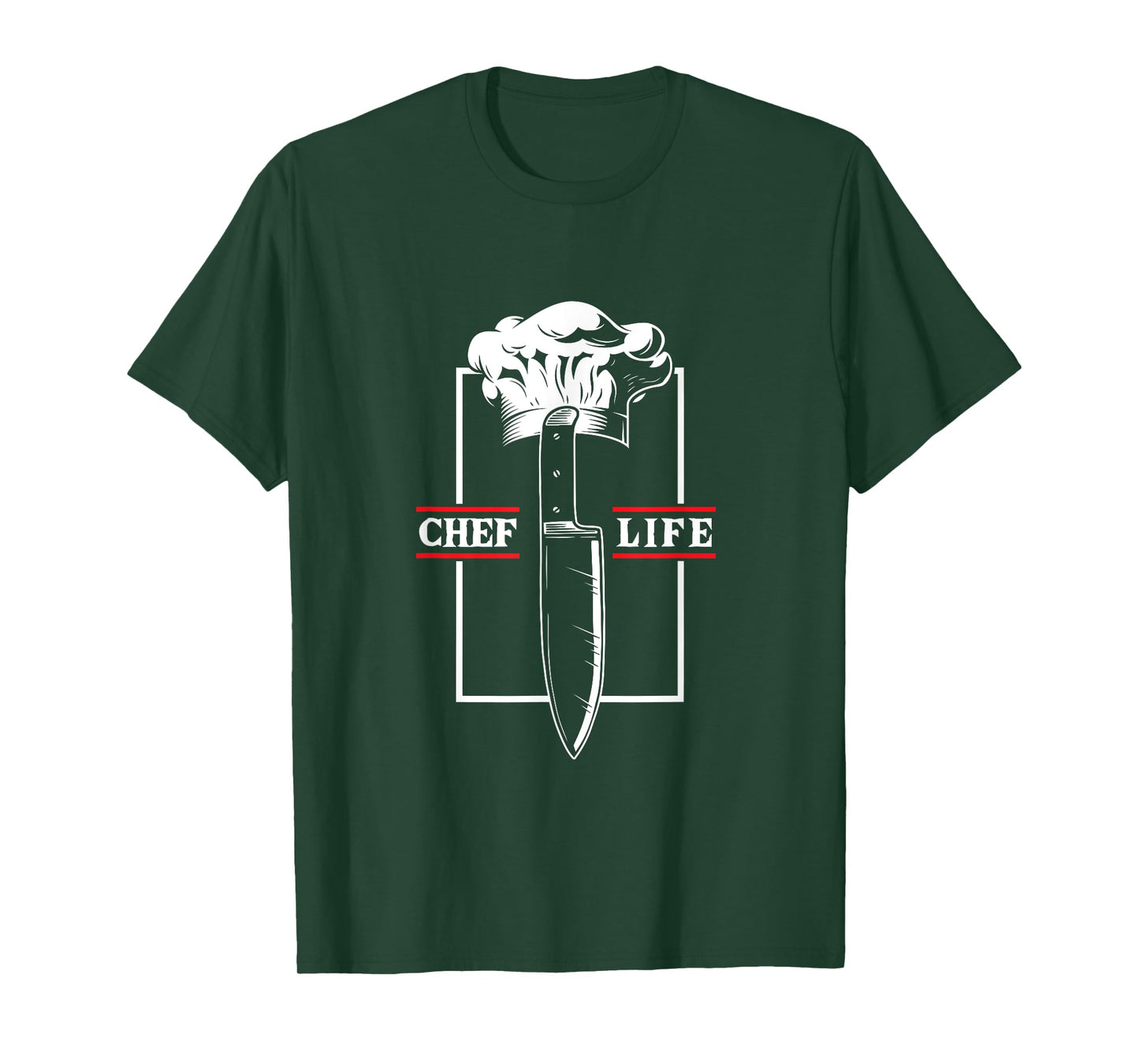 Chef Cook Life Knife Restaurant Cooking Food Culinary Grill T-Shirt