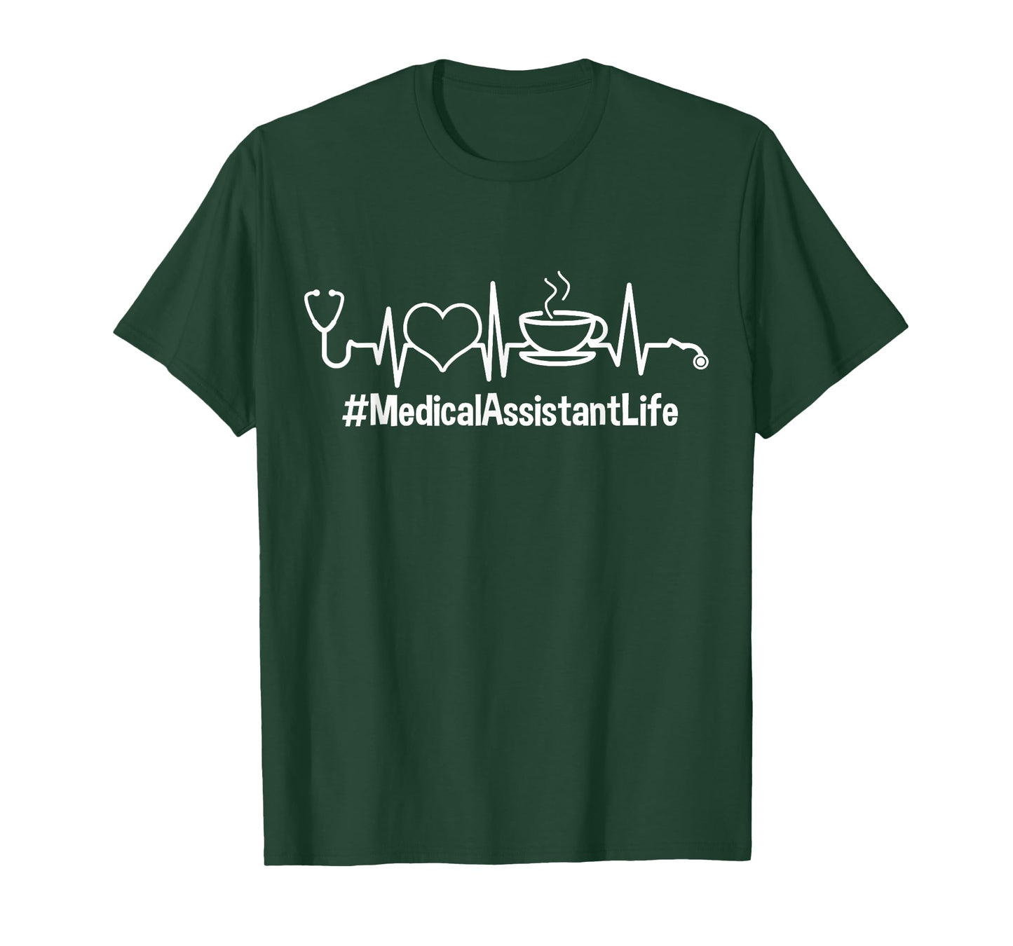 CMA Certified Medical Assistant Heartbeat Assisting T-Shirt