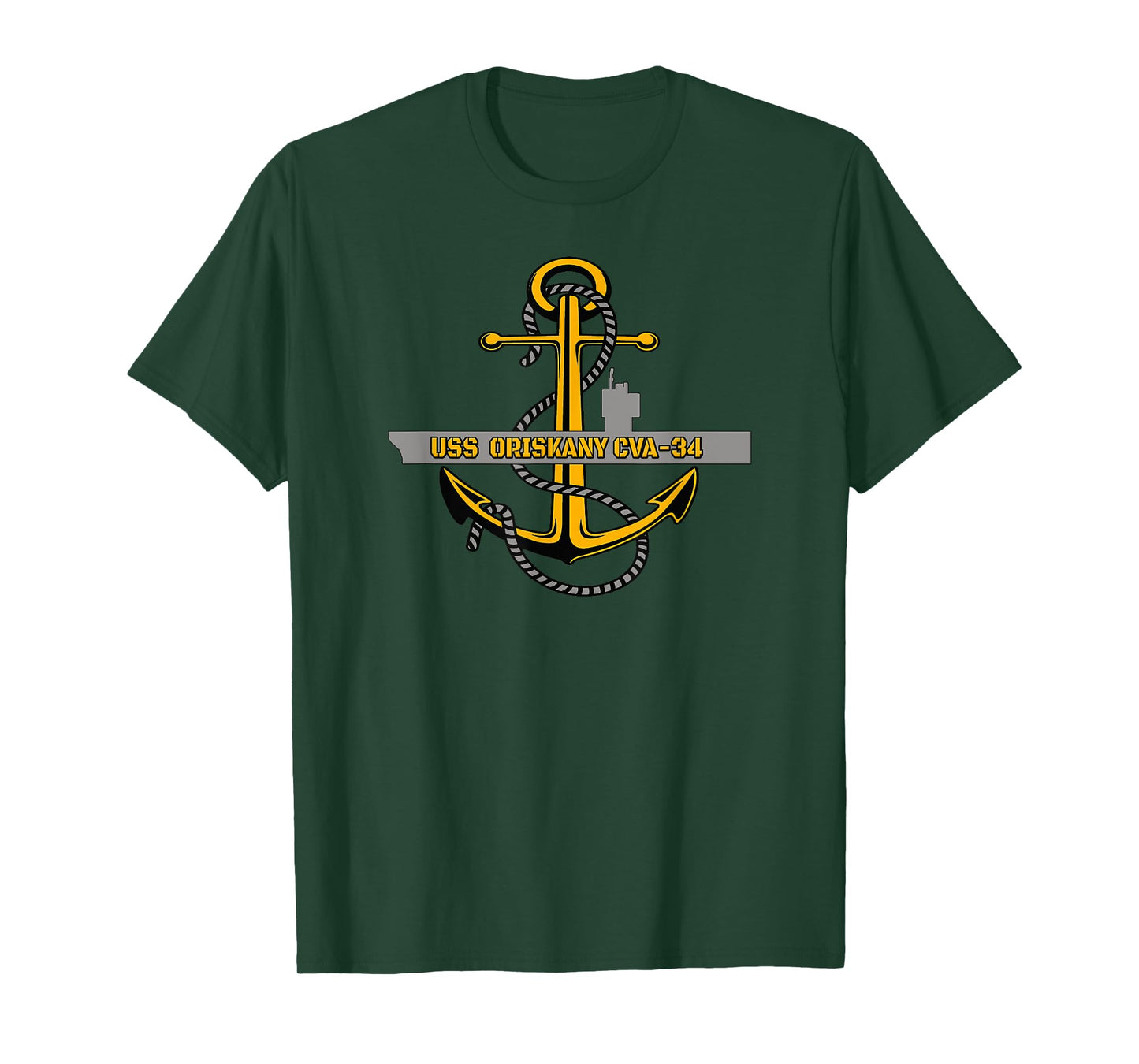 Aircraft Carrier USS Oriskany CVA-34 Veterans Day Grandpa T-Shirt