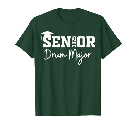 Senior Drum Major 2025 Marching Band Class of 2025 T-Shirt