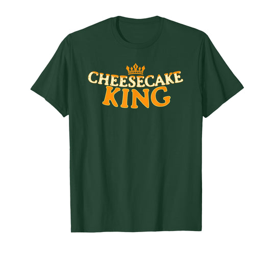 Cheesecake King Baker Baking Lover Dessert Pastry Chef T-Shirt