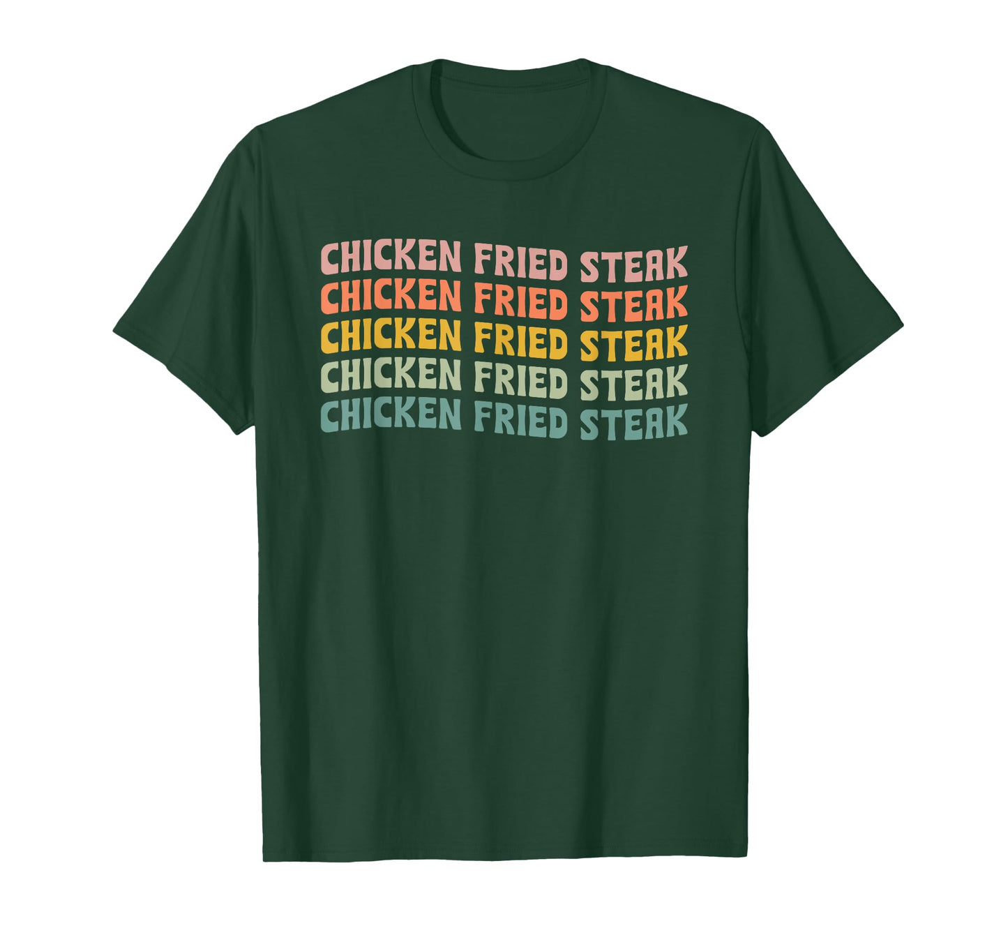 Chicken Fried Steak Typeset T-Shirt