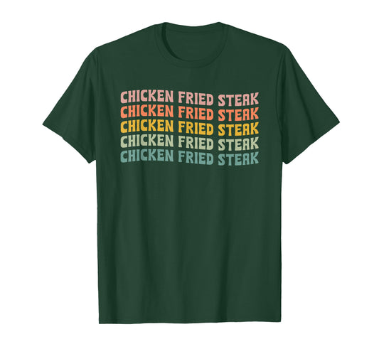 Chicken Fried Steak Typeset T-Shirt