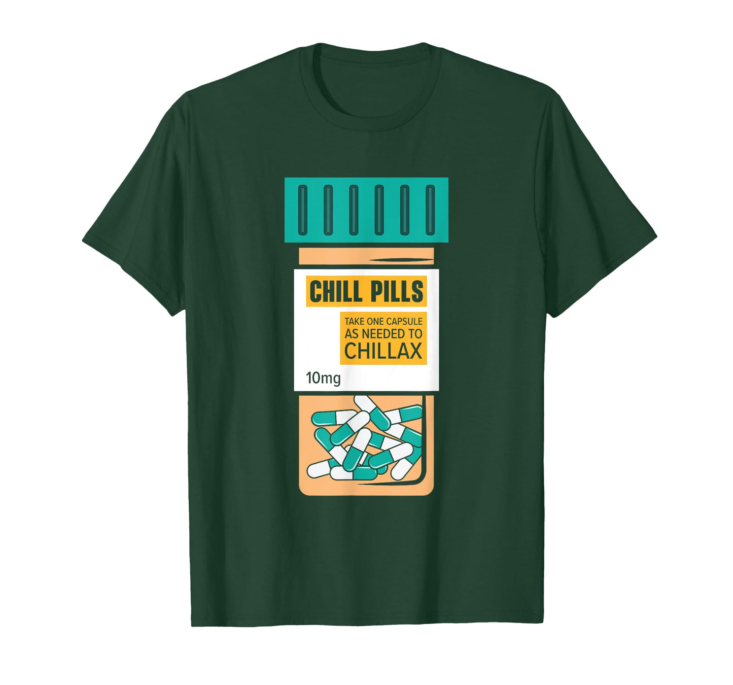 Chill Pills Medical Relax Nursing Medicine Funny Nurse T-Shirt