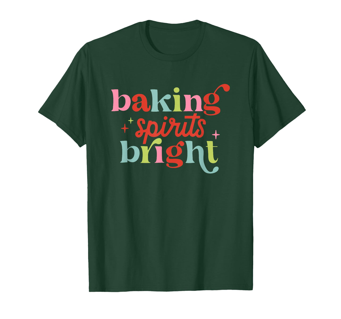Baking Spirits Bright, Christmas Baking Crew T-Shirt