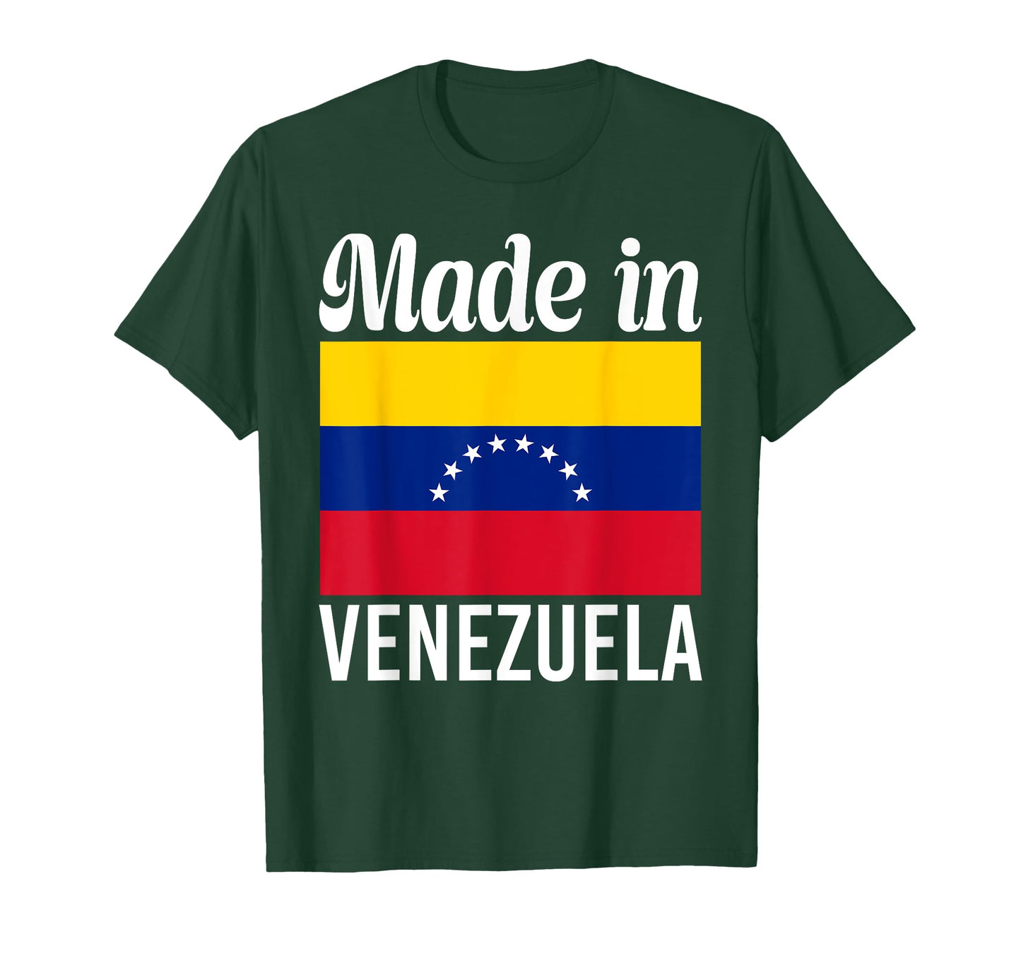 Caracas Venezuela Flag Men Women Gift Made In Venezuela T-Shirt