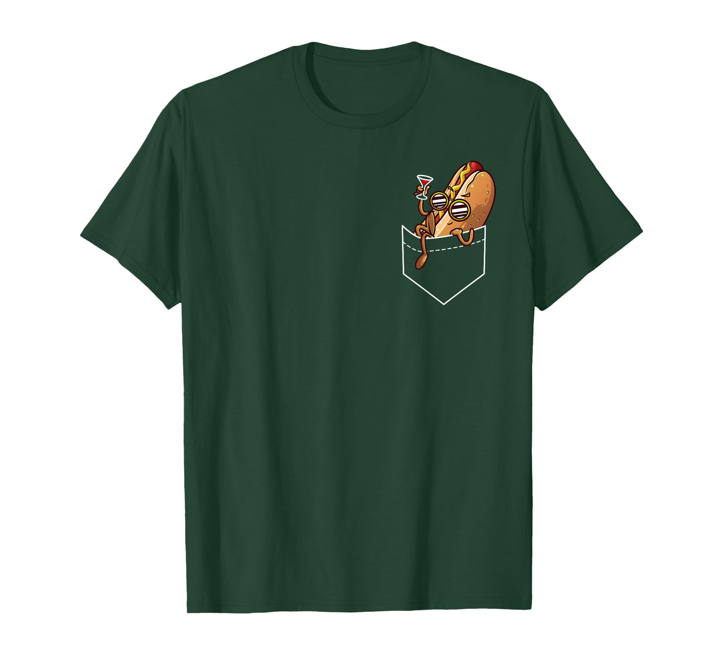 Cool Hot Dog Design For Men Women Kids Dish Hot Dog Lovers T-Shirt