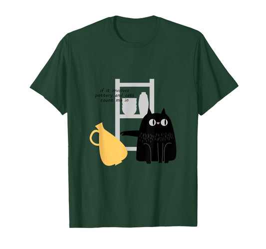 Bad Pottery Cat T-Shirt
