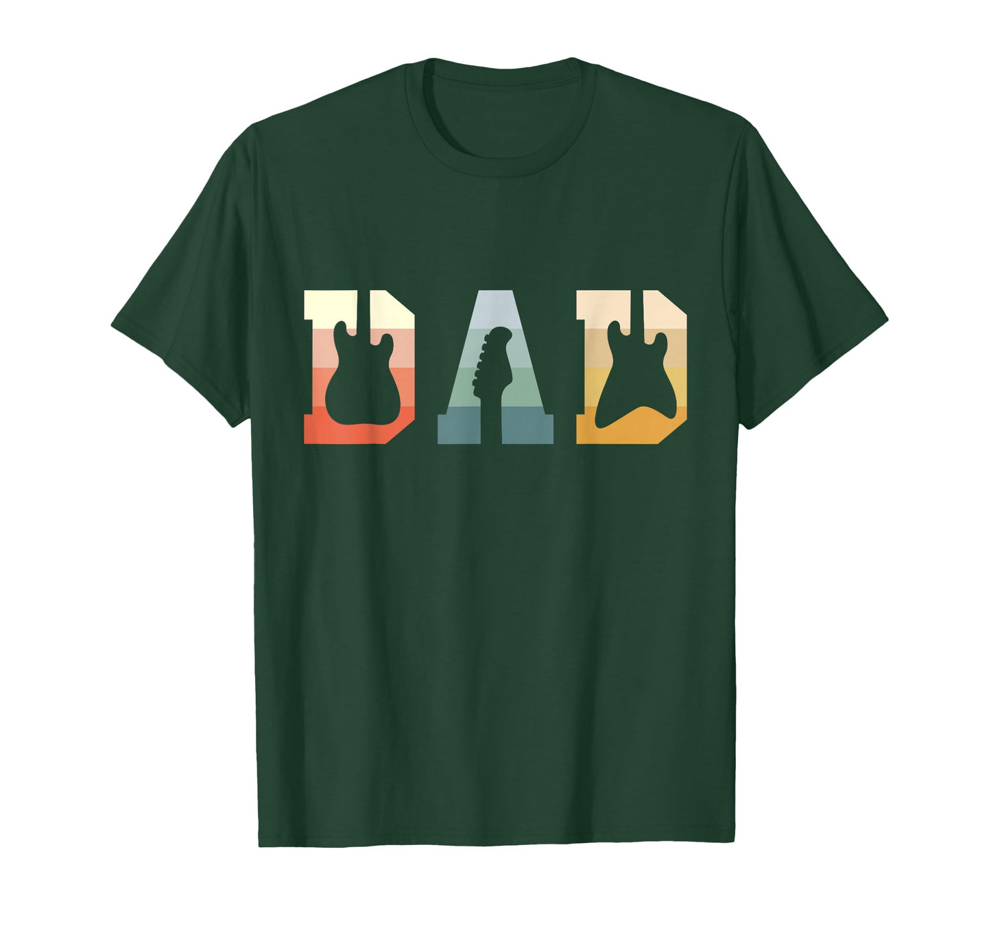 Acoustic Guitar Dad Guitarist Musical Instrument Musician T-Shirt