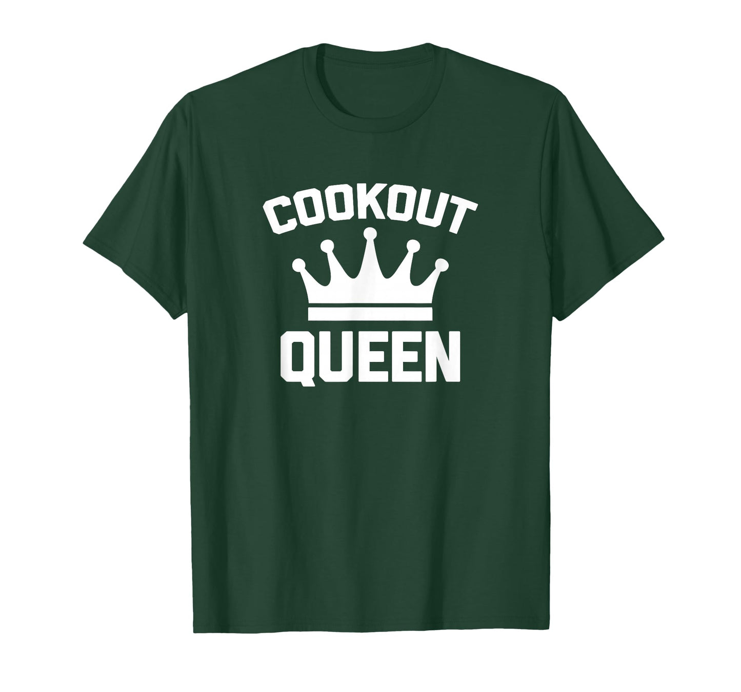 Cookout Queen T-Shirt funny saying cute BBQ grilling food T-Shirt