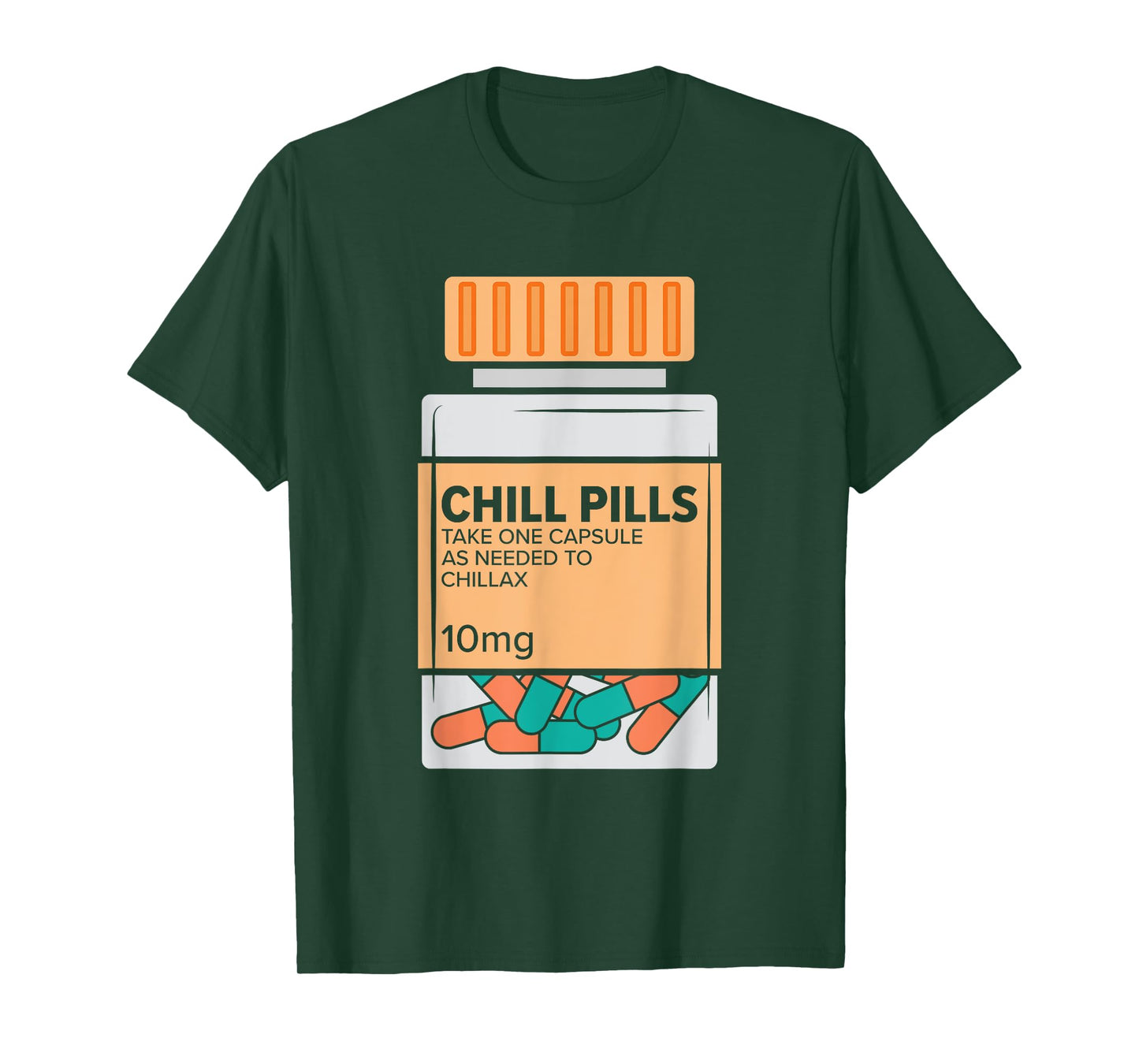 Chill Pills Medical Relax Nursing Medicine Funny Nurse T-Shirt