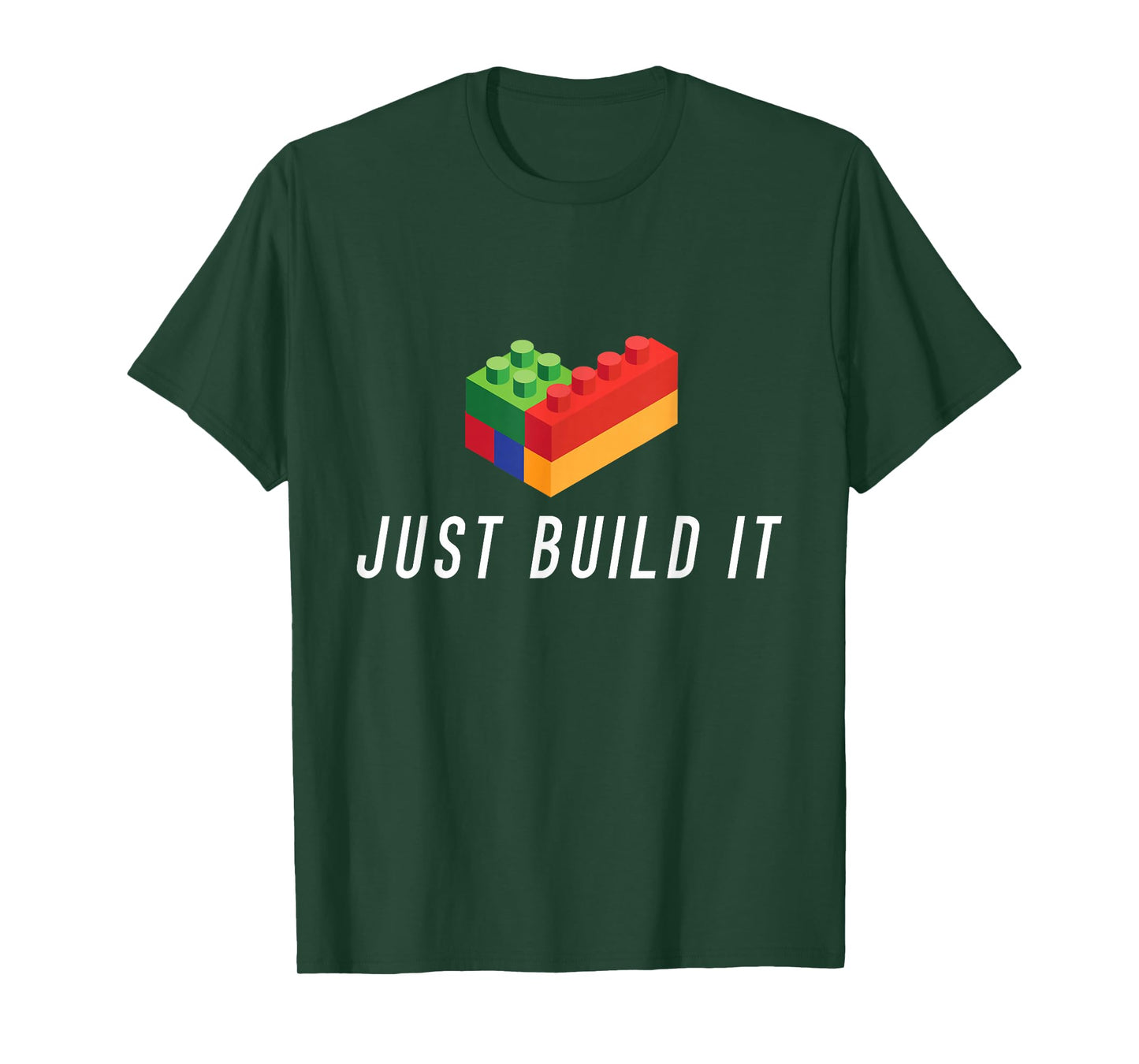Just Build It Building Toy Blocks Bricks Children Play T-Shirt