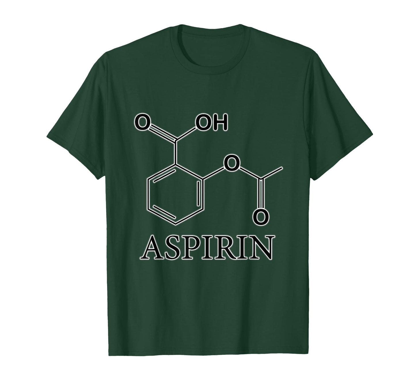 Aspirin Formula Shaped T-Shirt
