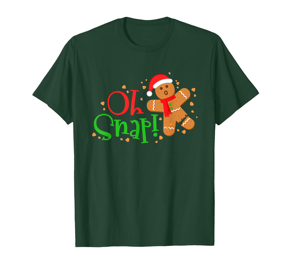 Gingerbread Christmas Oh Snap! Baking Baker Holiday T-Shirt