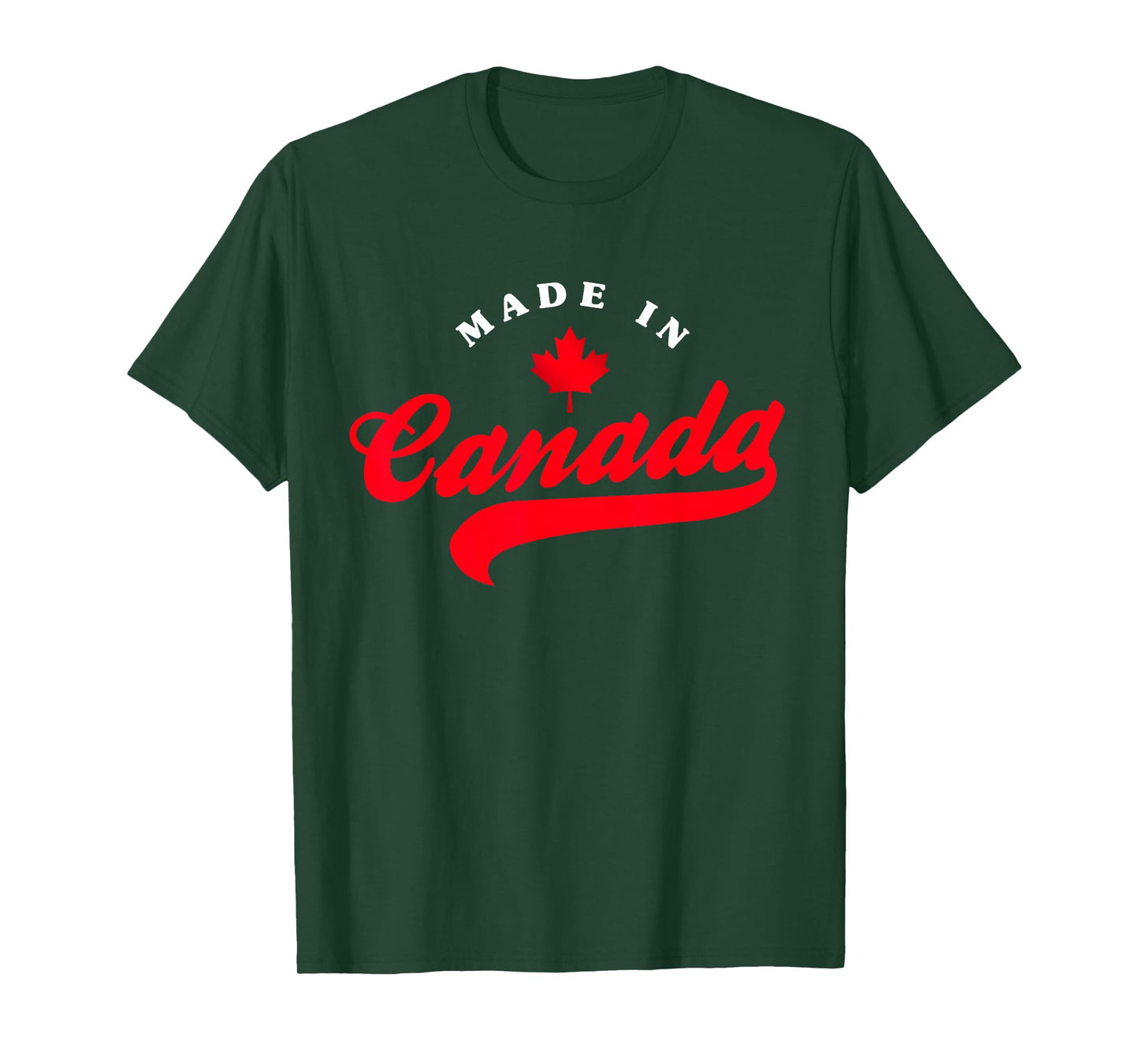 Made in Canada Patriotic Pride Vacation Travel Canadian Gift T-Shirt