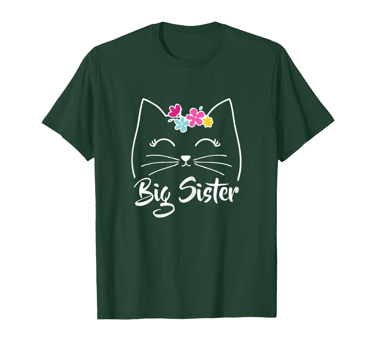 Big Sister Cute Kitty Cat Lover Pets T-Shirt