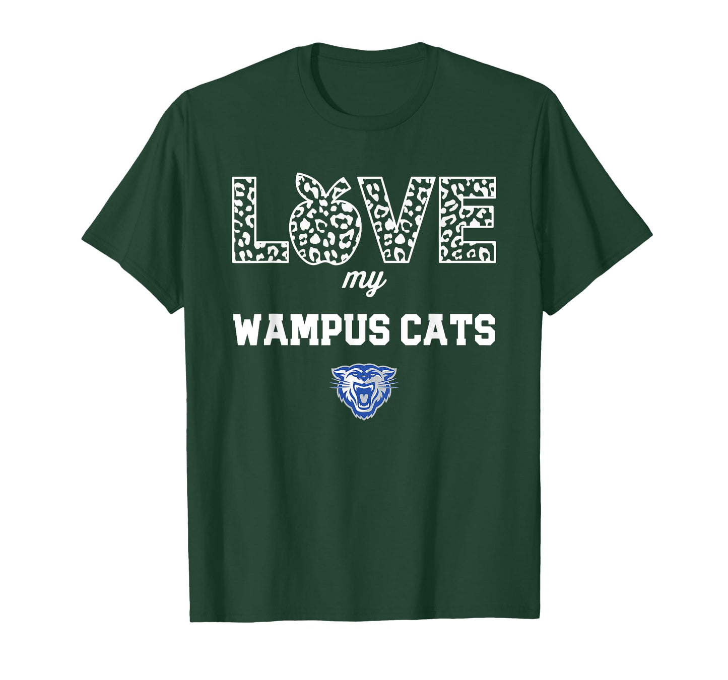 Conway Wampus Cats Logo Love My Team HS T-Shirt