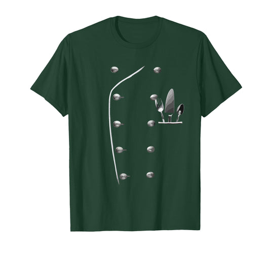 Chef Coat Uniform Cooking Cook Chef Culinary Kitchen T-Shirt