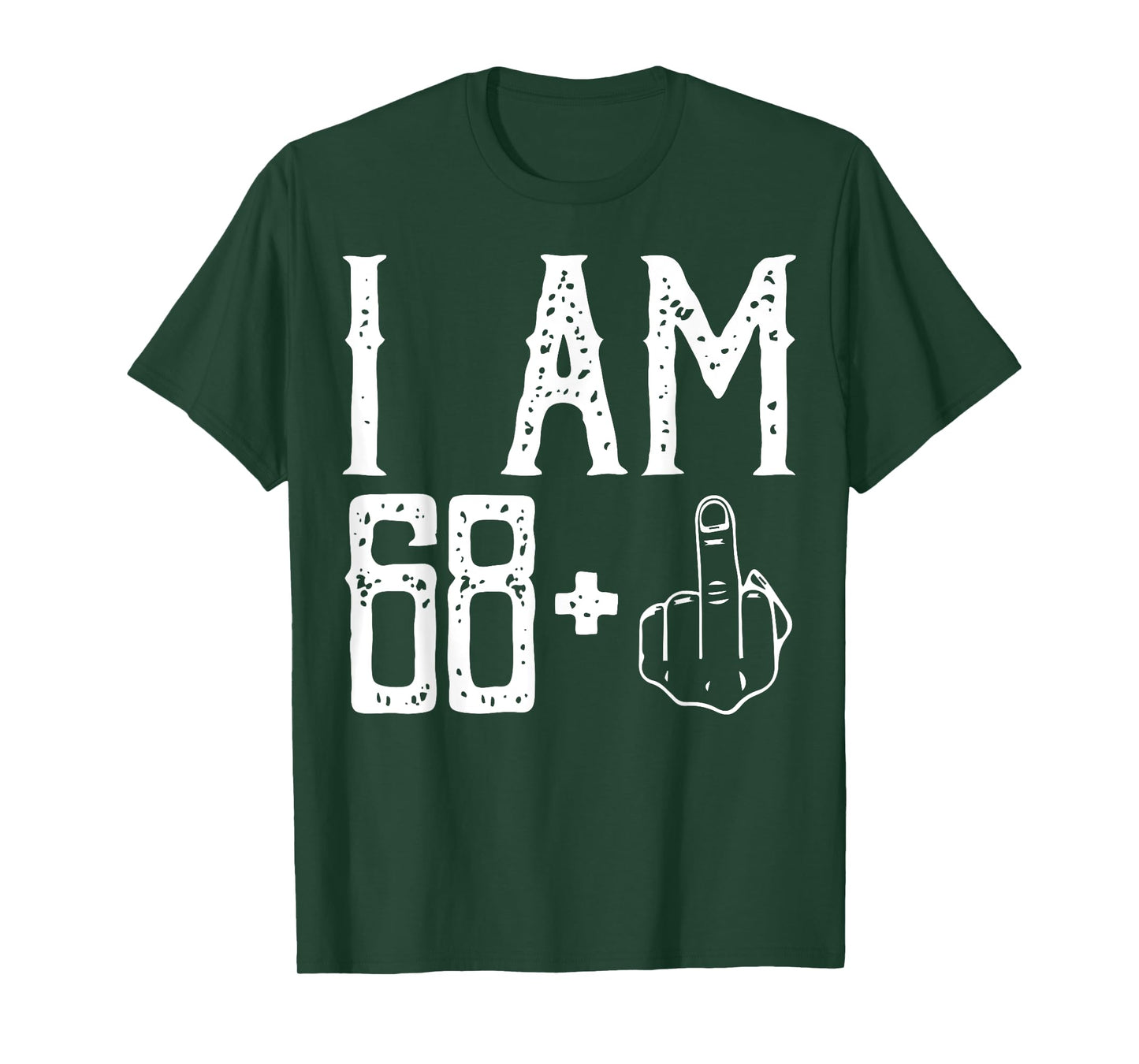 I am 68 Plus Middle Finger Im 68 Plus 1 Middle Finger Women T-Shirt