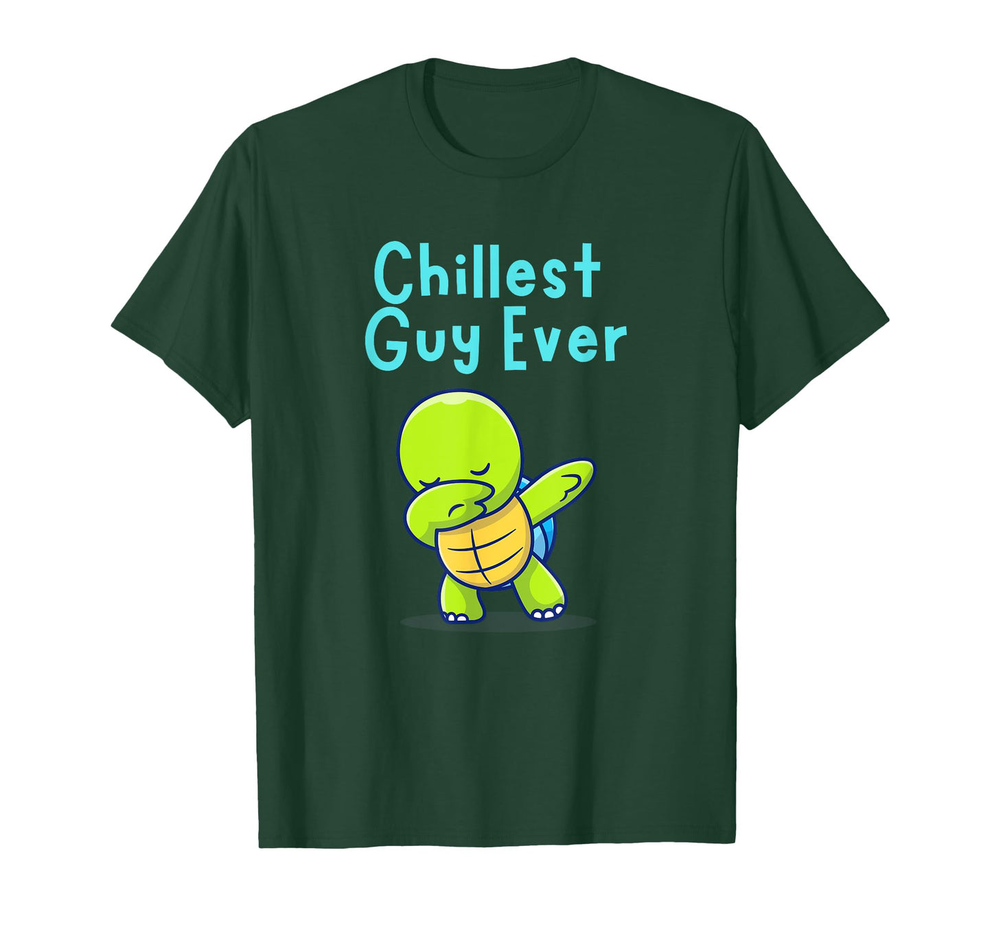 Chillest Guy Ever Chill Little Guy Coolest Boy Dab Turtle T-Shirt