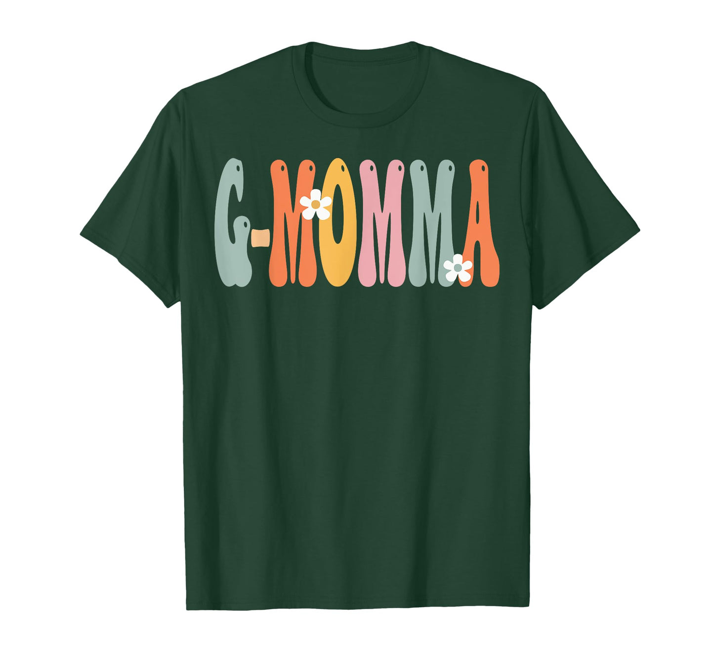 G-MOMMA Retro Groovy Mom Cute Mother's Day Funny Grandma T-Shirt