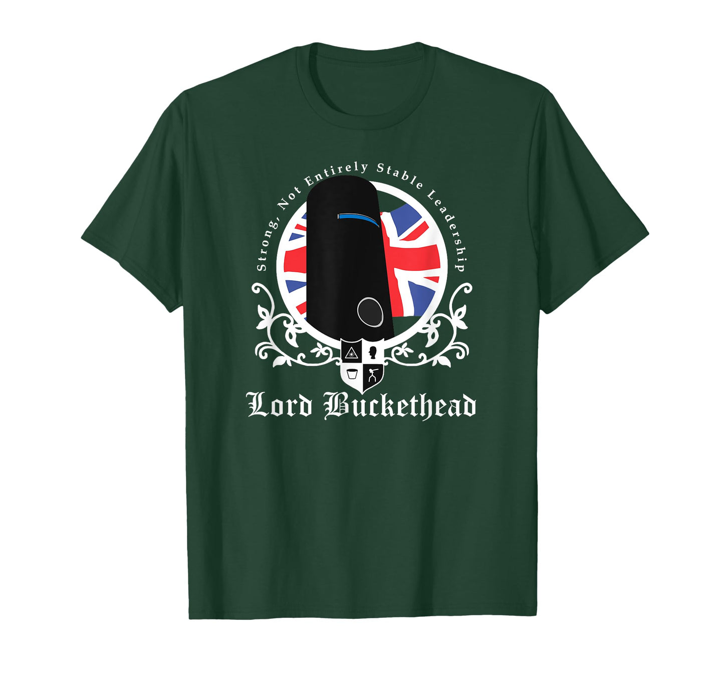 Political Humor Shirts: Lord Buckethead t-shirt T-Shirt