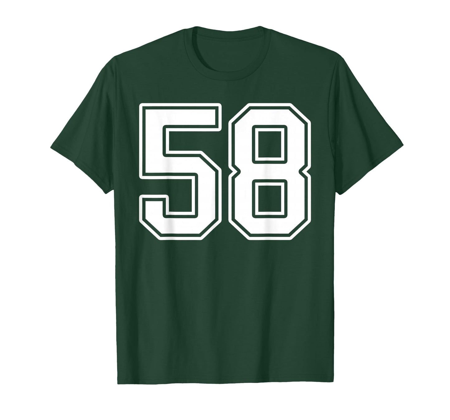 Number 58 Fan Player Jersey Style #58 Men Women Kids T-Shirt