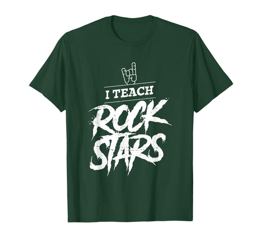 I Teach Rockstars - Music Teacher Gift - Back to School Men Women Kids T-Shirt