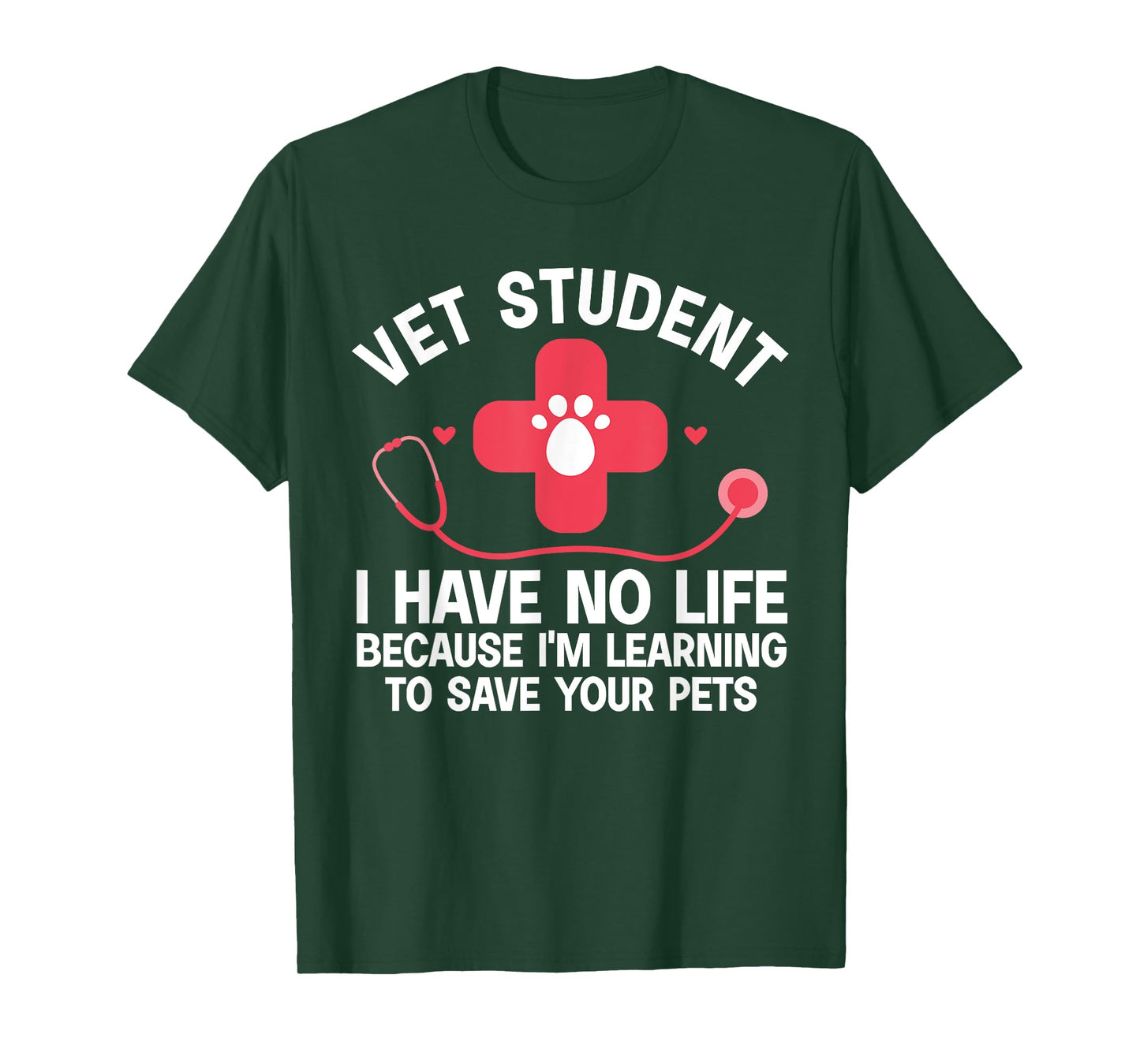 Cool Veterinarian Student Art For Men Women Veterinary Vet T-Shirt