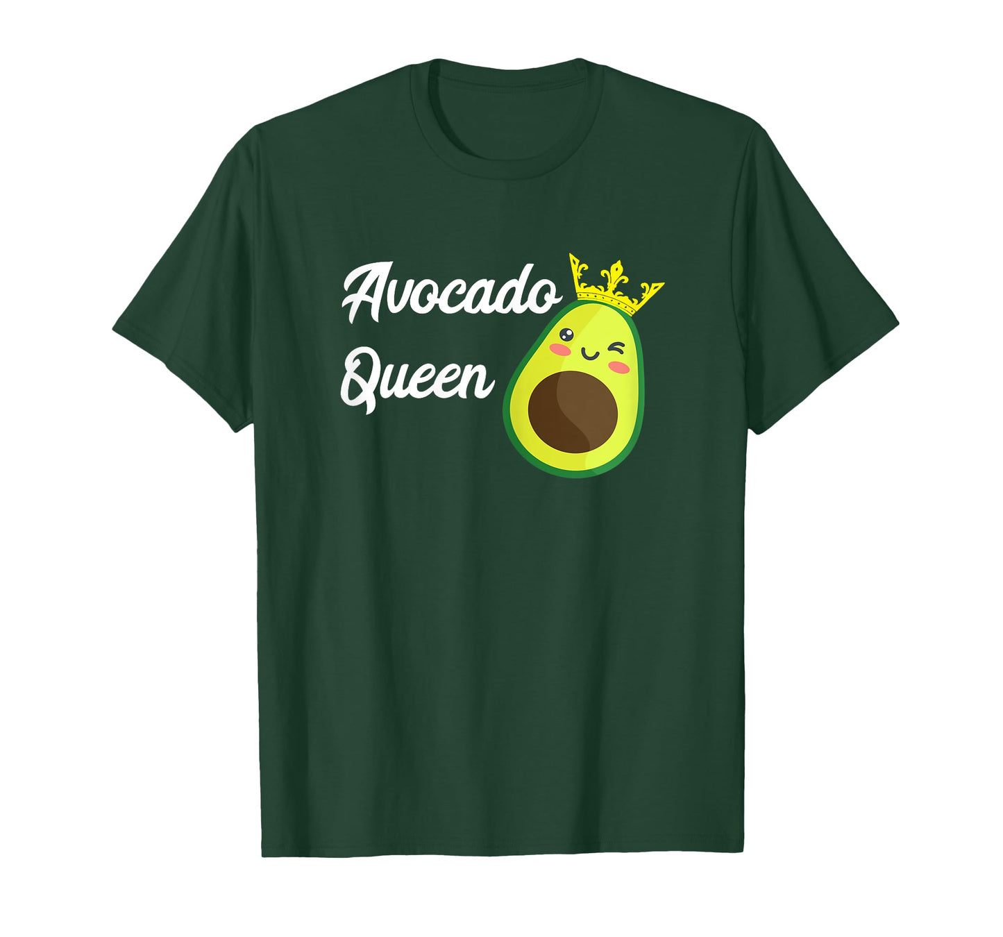 Avocado Queen Funny Avocado Fruit Lover Guacamole Food T-Shirt