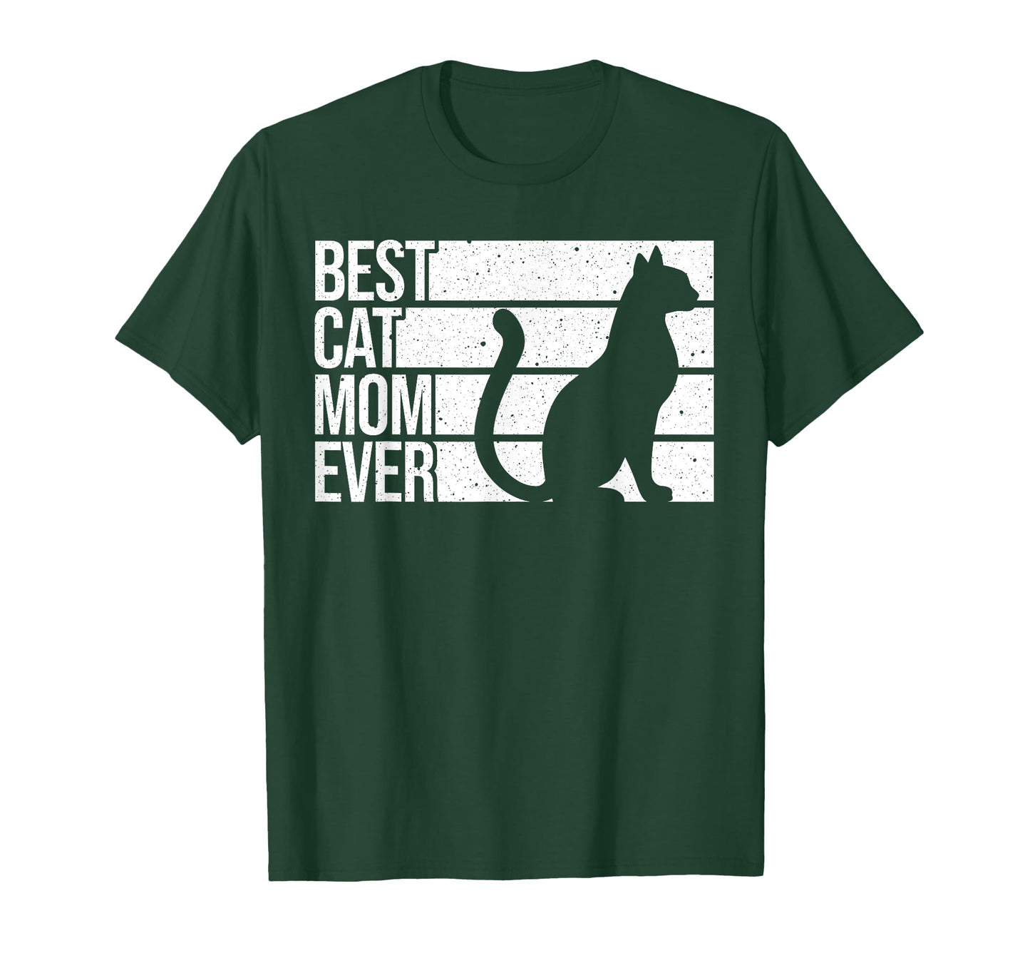 Cute Cat Mom Art For Women Girl Cat Pet Animal Kitten Lovers T-Shirt