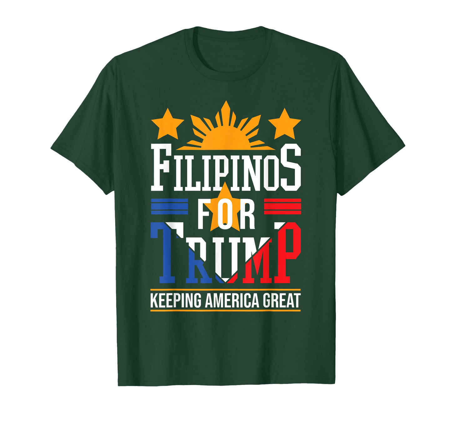 Filipinos For Trump Philippines Keeping America Great T-Shirt