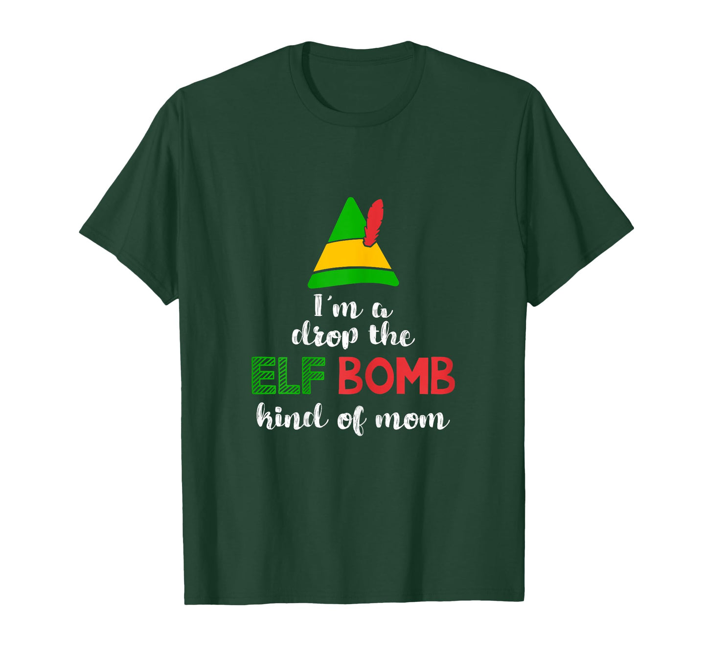 Cussing Christmas Tshirt Funny Elf Bomb For Moms Shirt