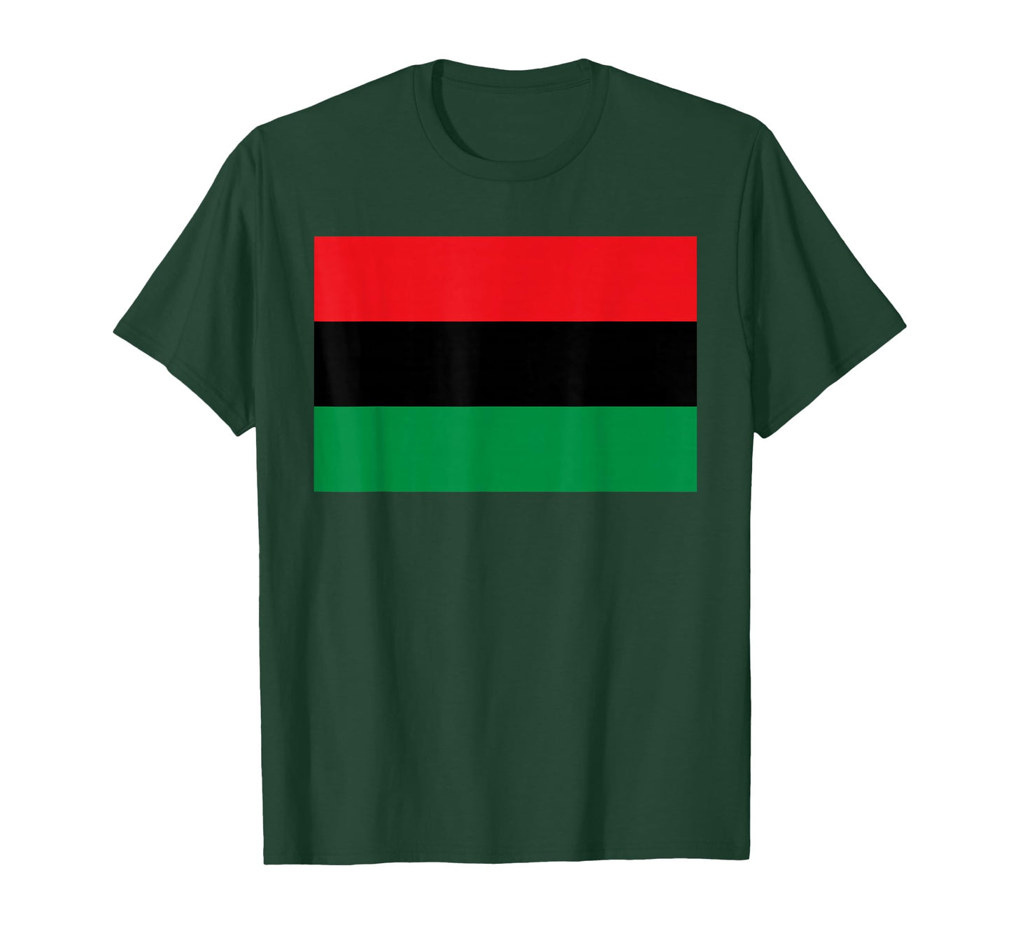Pan African UNIA Flag Black Liberation Flag Afro-American T-Shirt Small