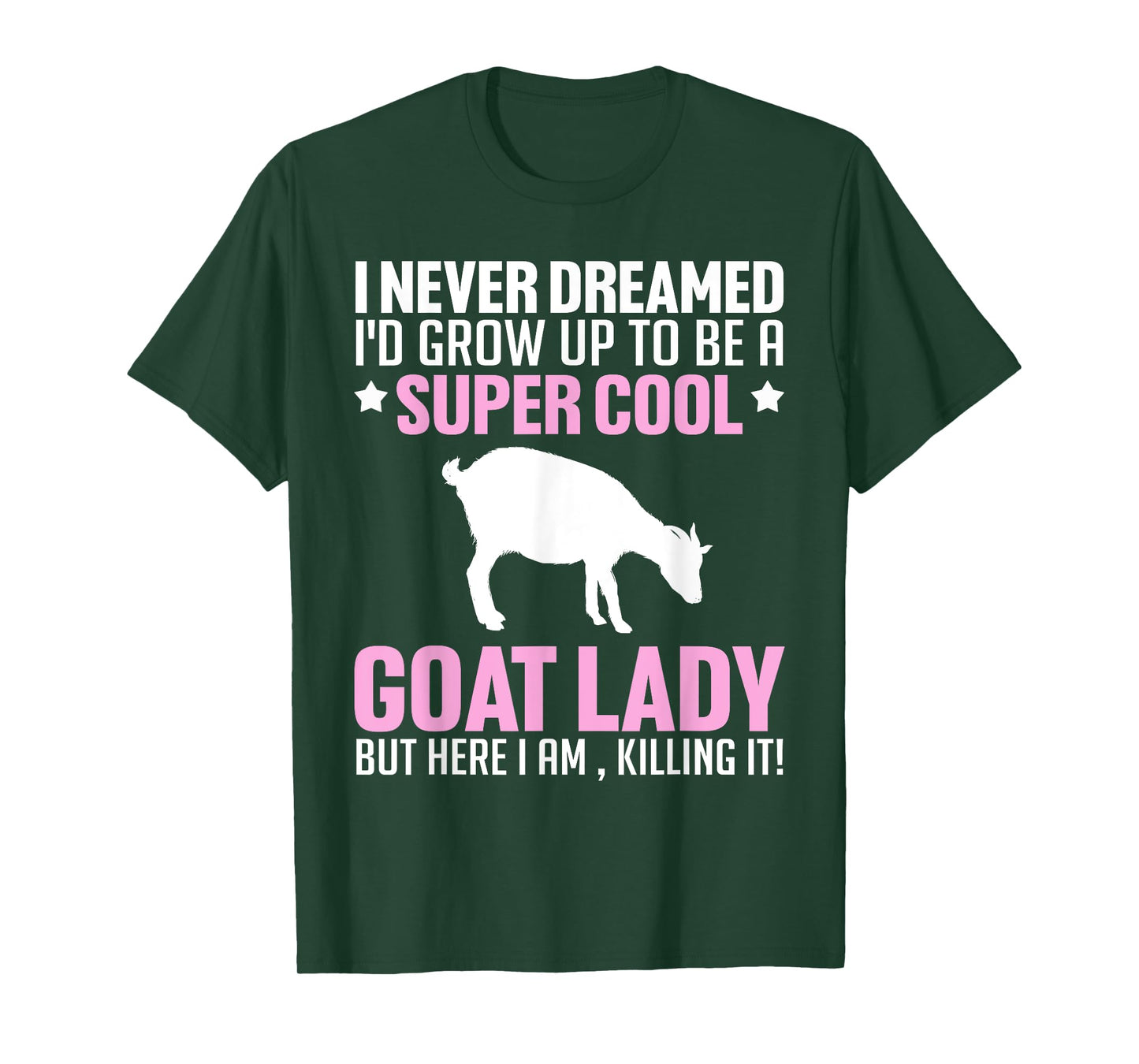 Cute Goat Art For Women Girls Kids Goat Lover Farm Whisperer T-Shirt