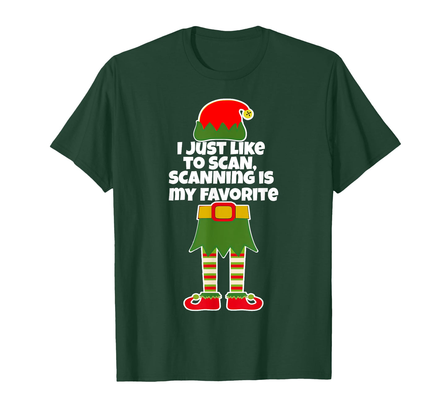 I Just Like To Scan Ultrasound CT MRI Christmas T Shirt T-Shirt
