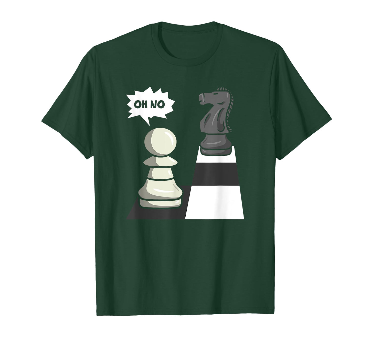 Chess Funny Move Knight To Pawn Funny Chess Player T-Shirt