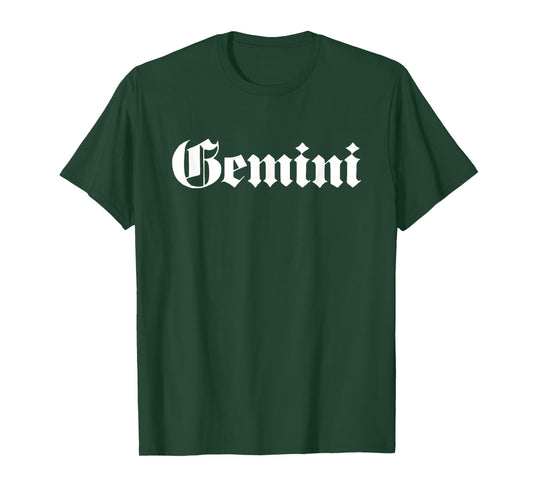 Gemini - Old School Design - Zodiac Sign - Classic T-Shirt