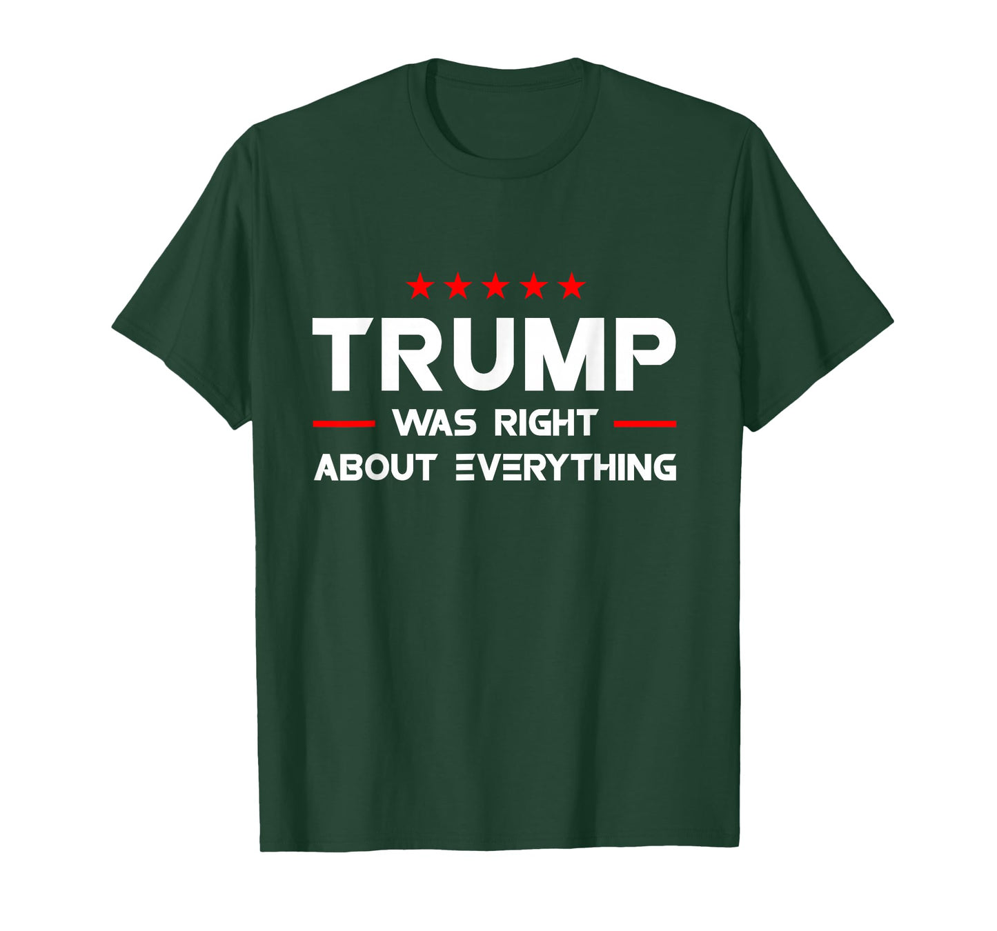 Vintage USA American Flag Trump Was Right About Everything T-Shirt