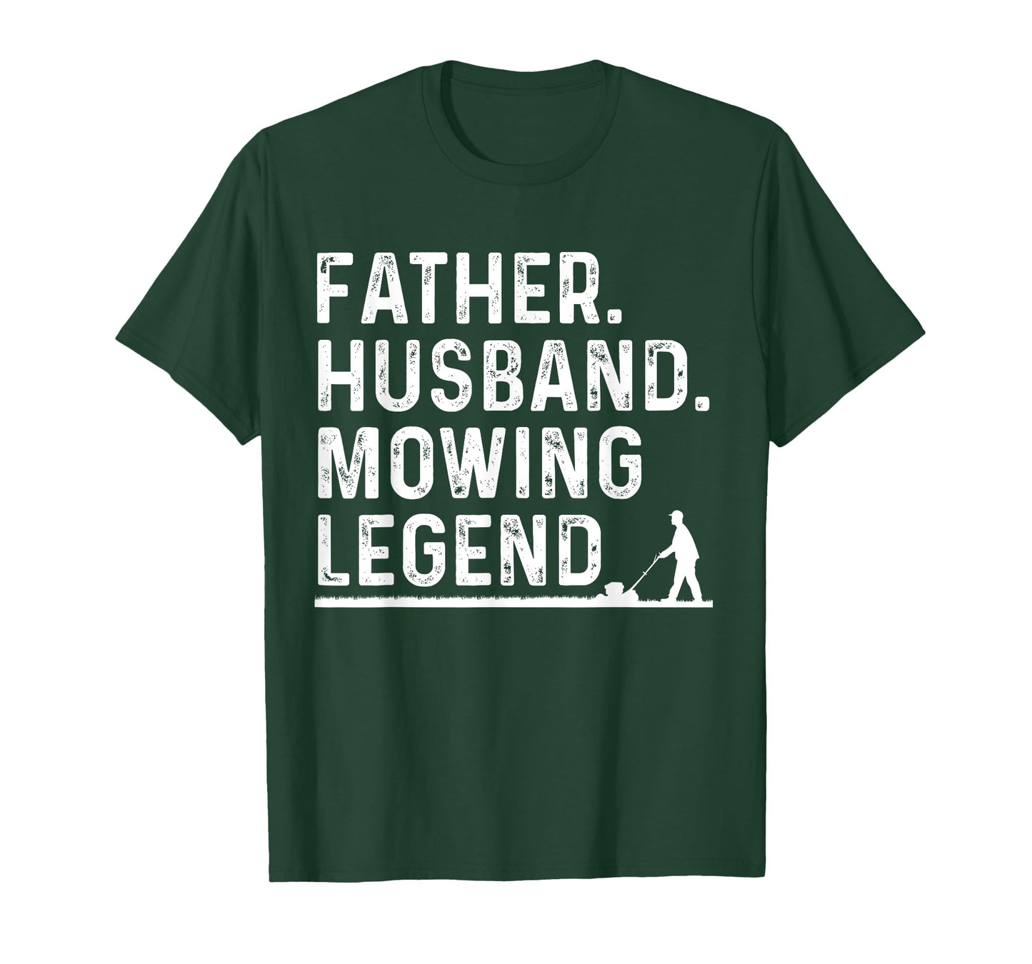 Cool Lawn Mowing For Men Father Lawn Care Gardening Husband T-Shirt