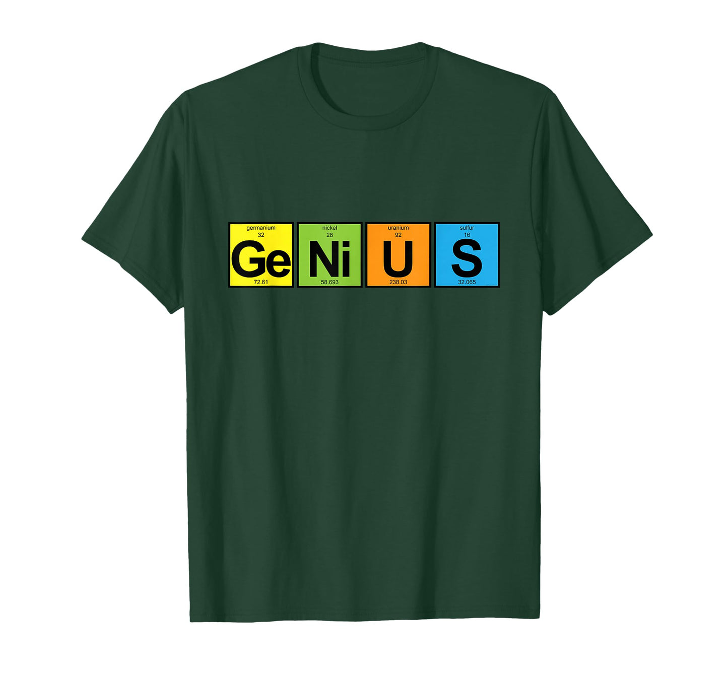 Genius T-Shirt - Periodic Table of Elements T-Shirt
