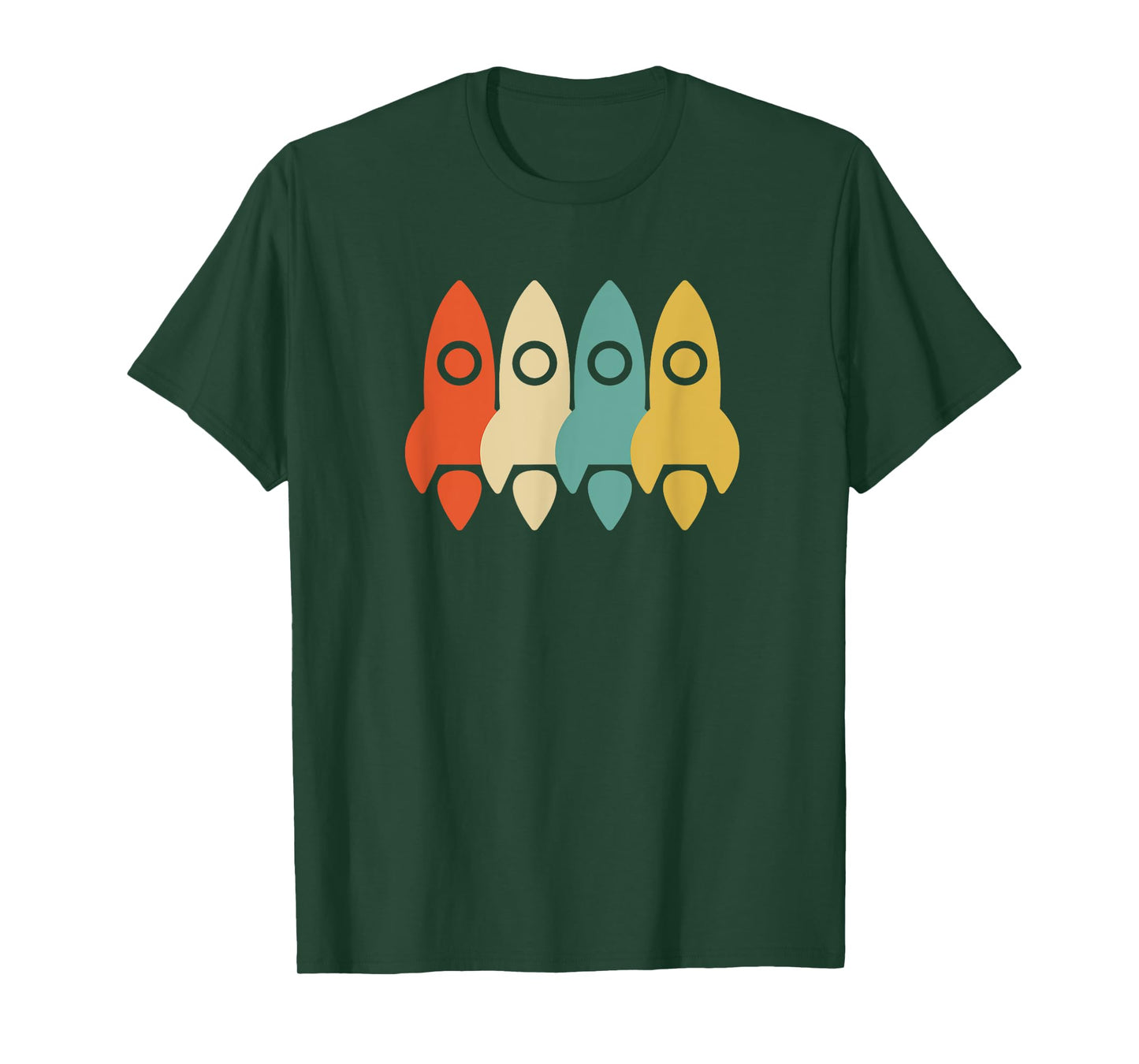 Vintage Retro Art Rocket Scientist T Shirt Gift