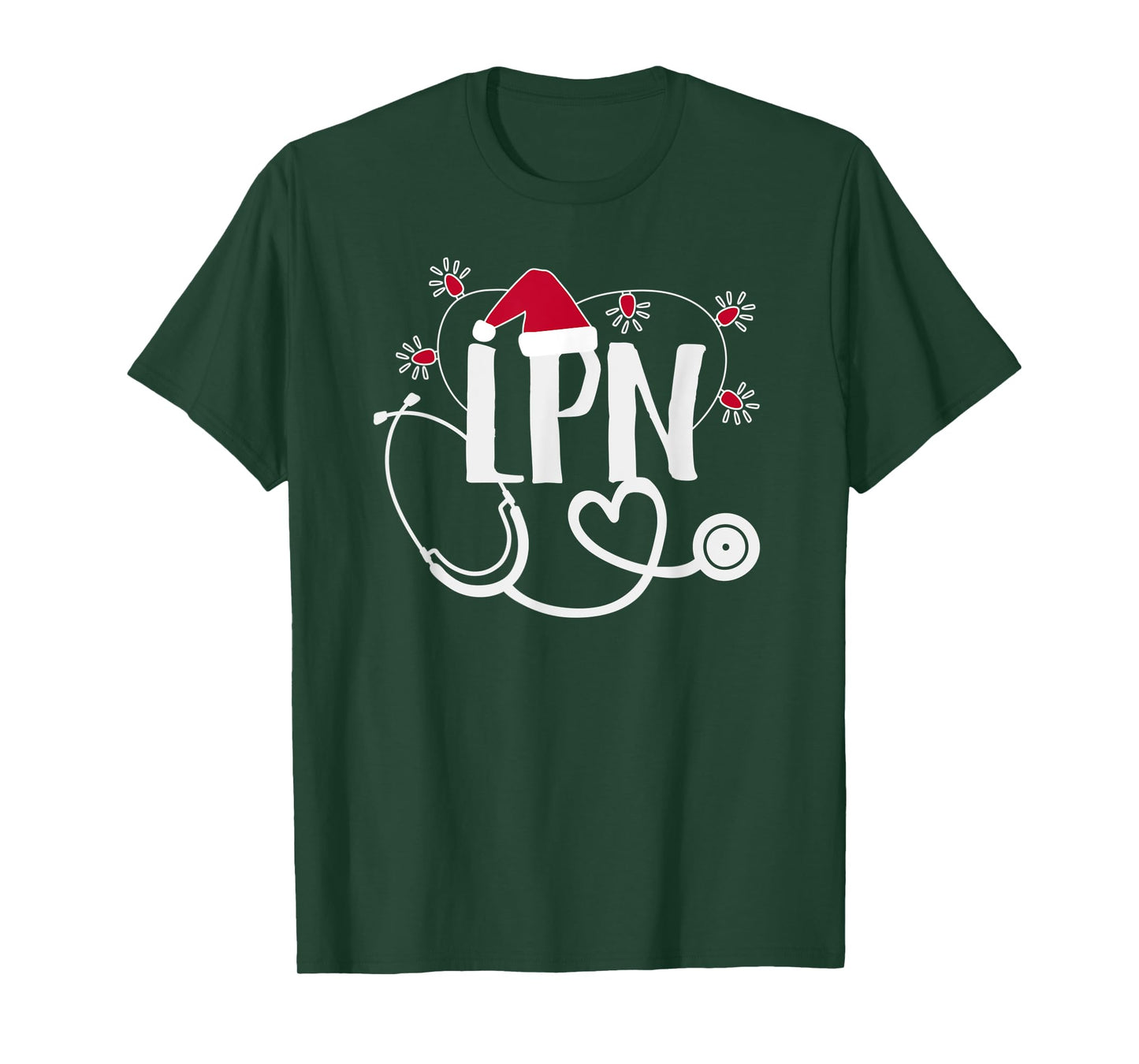 Cute Christmas Nurse - LPN Christmas T-Shirt