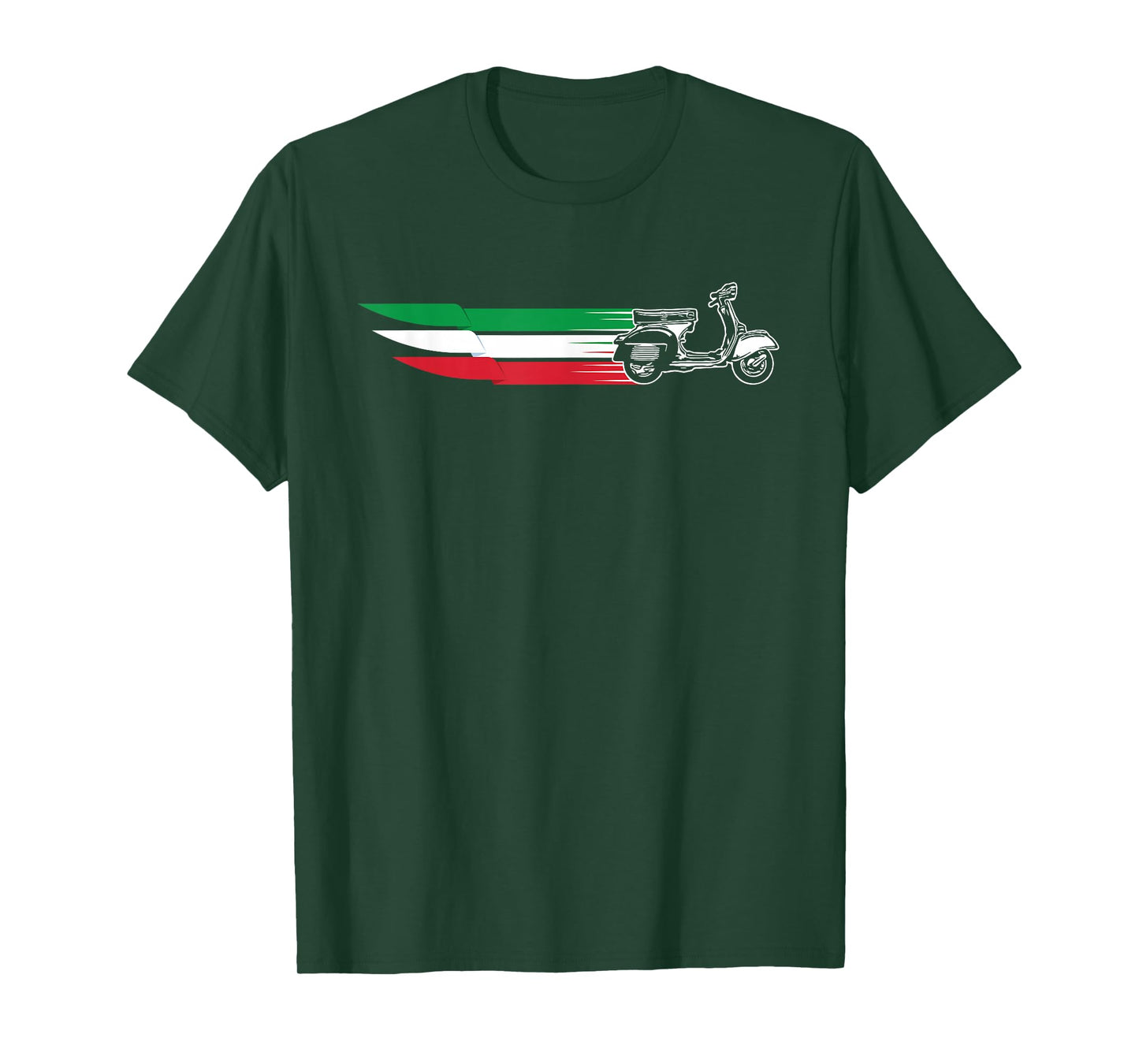 Tricolore - Italian Flag T-Shirt Italian Scooter T-Shirt