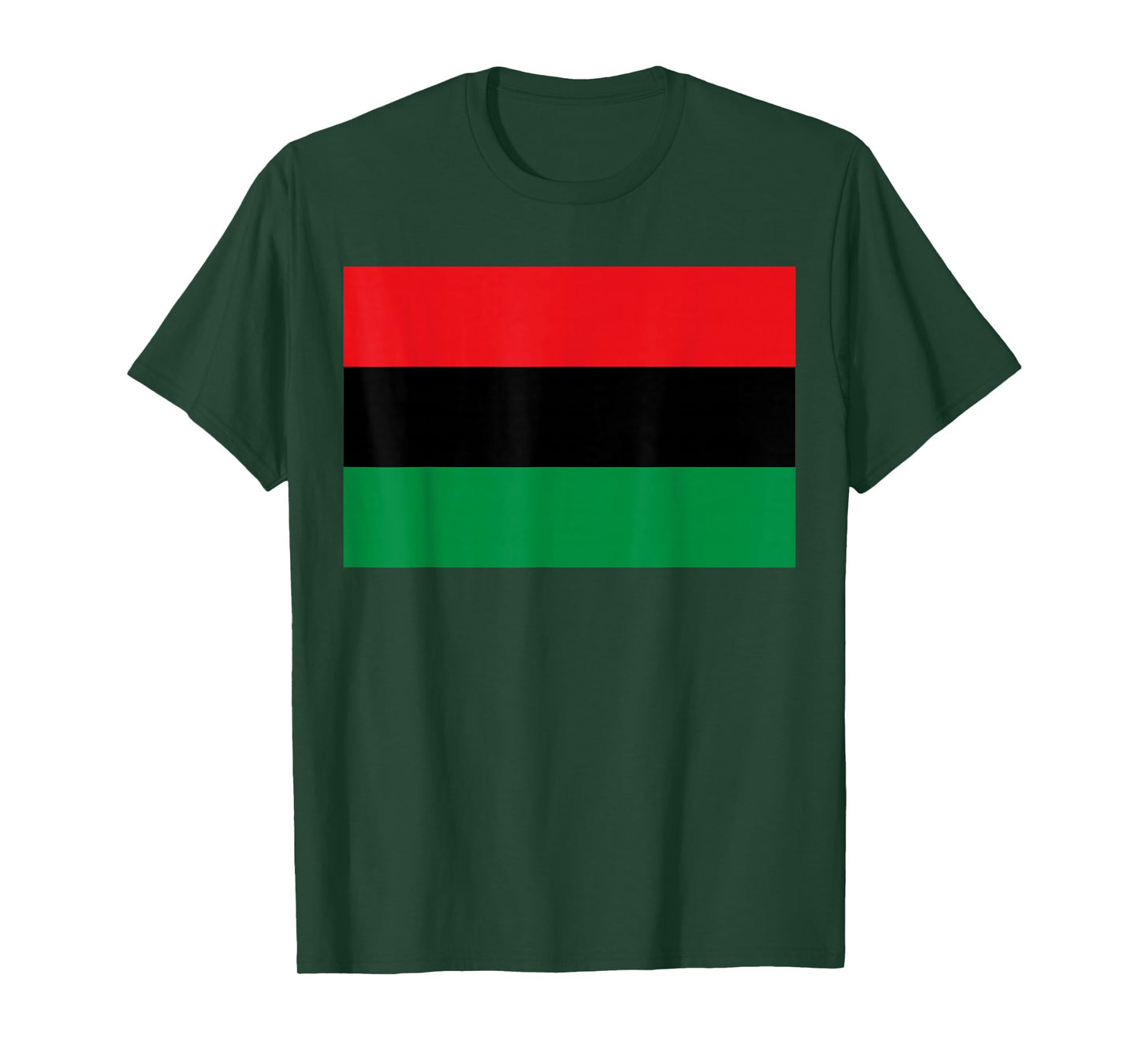 Pan African UNIA Flag Map Continent Black History Month Gift T-Shirt