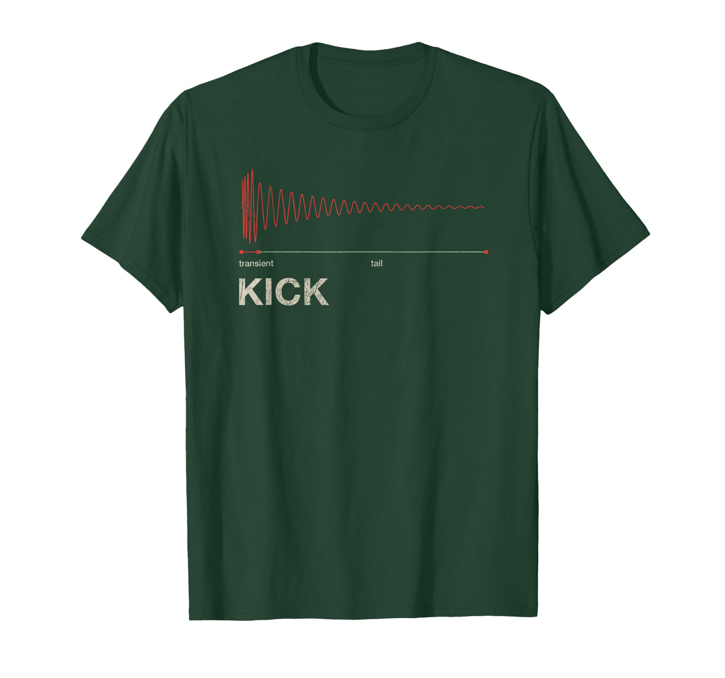 Kick Drum - DAW Producer Transient & Tail T-Shirt T-Shirt