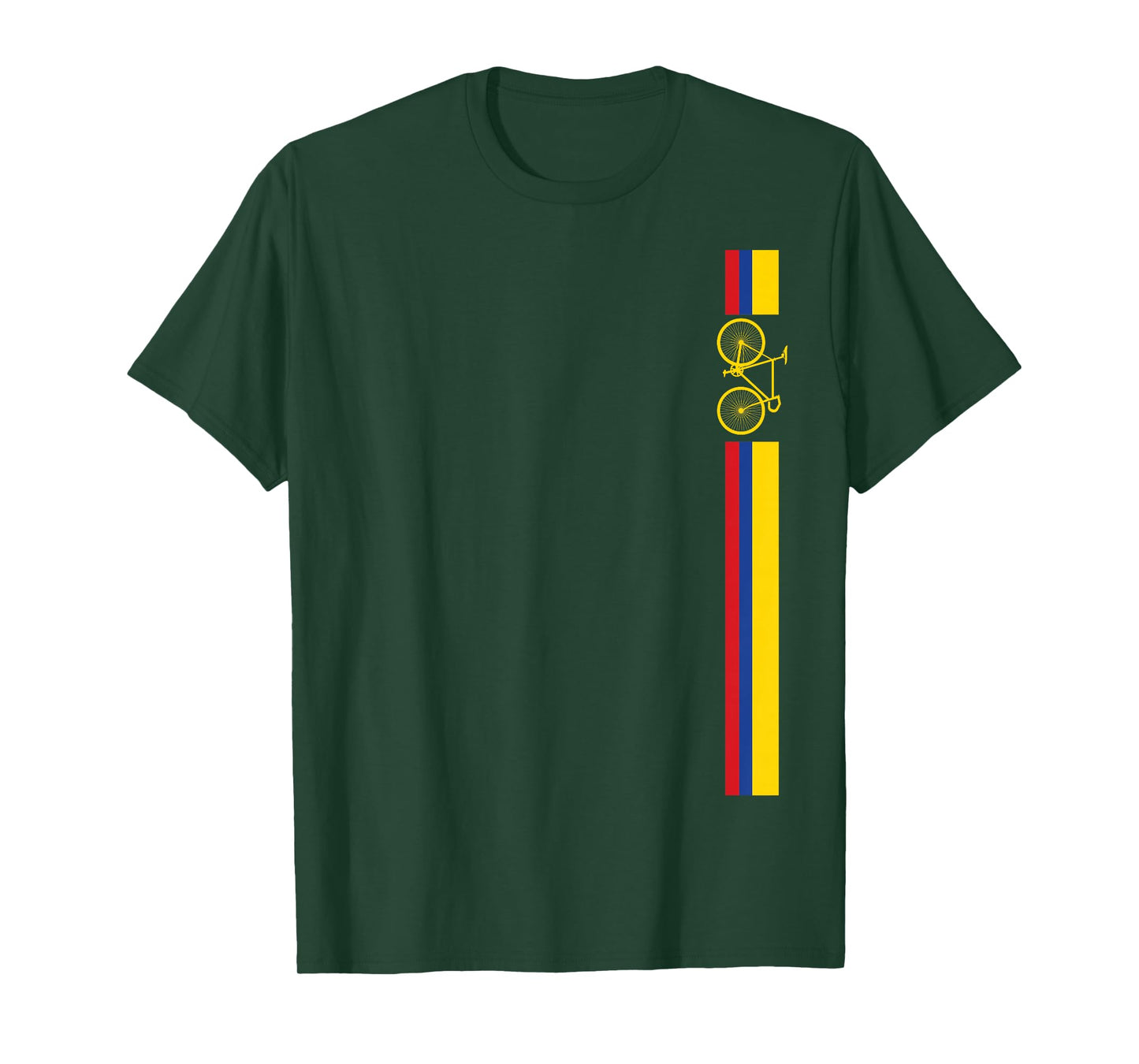 Colombian Cycling Shirt Colombia Flag Cyclist Bicycle Gift T-Shirt